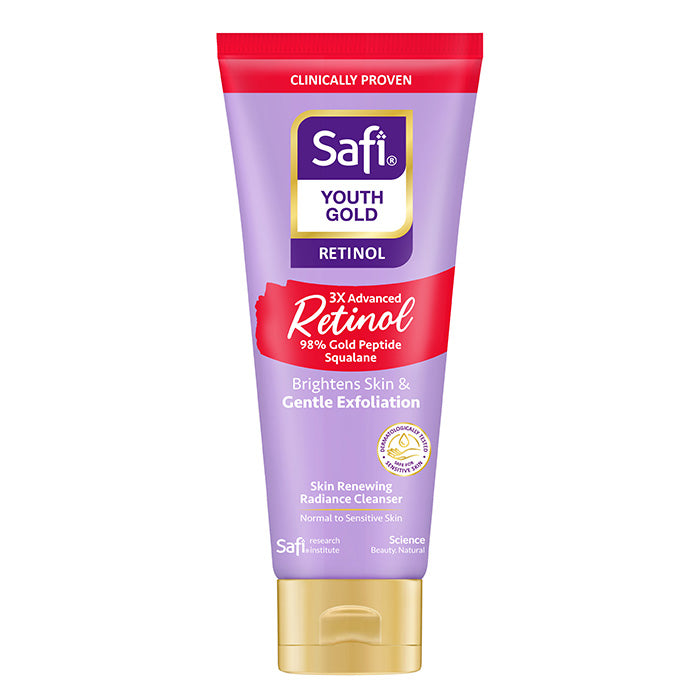 SAFI Youth Gold Retinol Skin Renewing Radiance Cleanser 100g