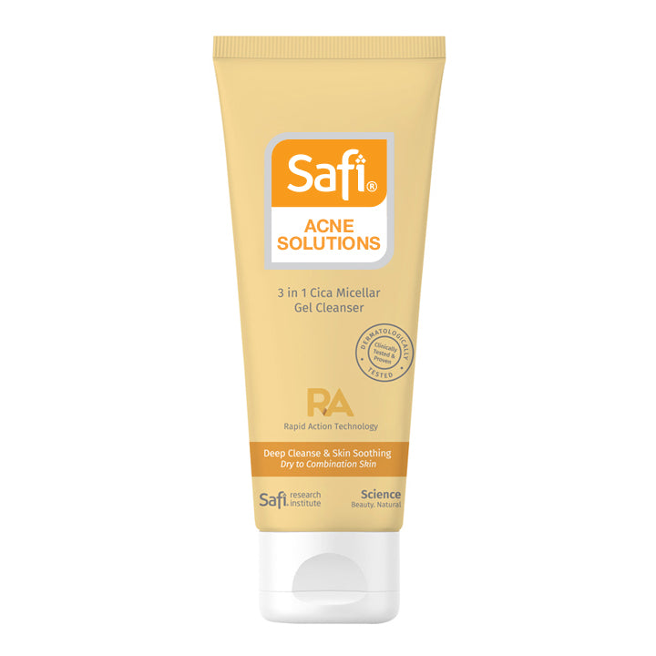 Safi Acne Solutions 3-in-1 Cica Micellar Gel Cleanser