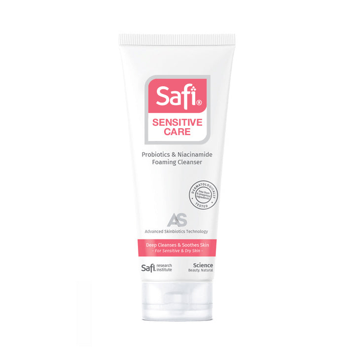 Safi Sensitive Care Probiotics & Niacinamide Gel Foam Cleanser
