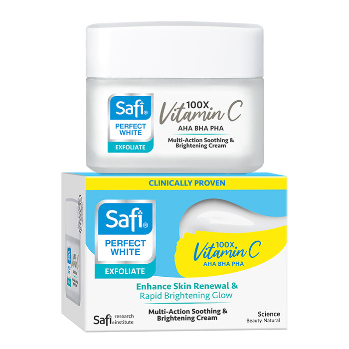SAFI Perfect White Exfoliate Multi-Action Soothing & Brightening Cream