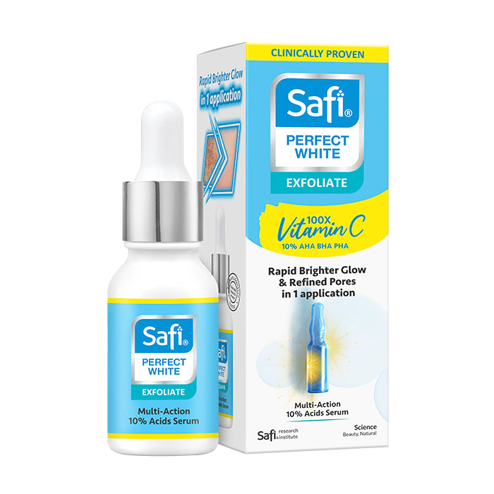 SAFI Perfect White Exfoliate Multi-Action 10% Acids Serum