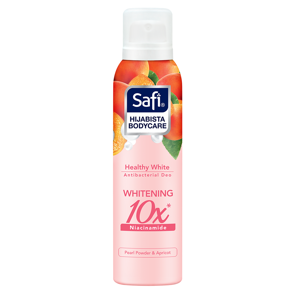 [Ketitam] SAFI Hijabista Bodycare Antibacterial Deodorant Spray Healthy White