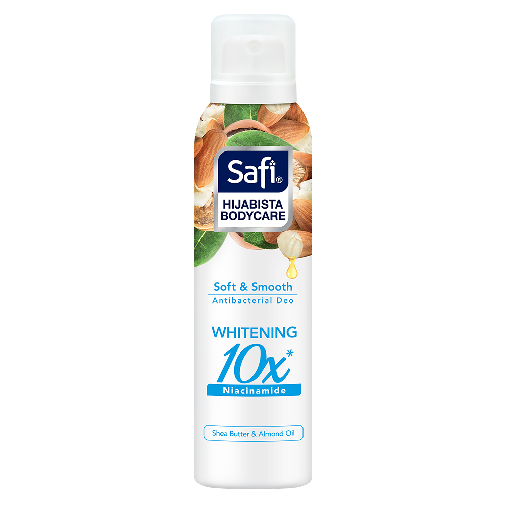 [Ketibus] SAFI Hijabista Bodycare Antibacterial Deodorant Spray Soft & Smooth