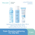 Triple Cleansing Lightening For Oily Skin