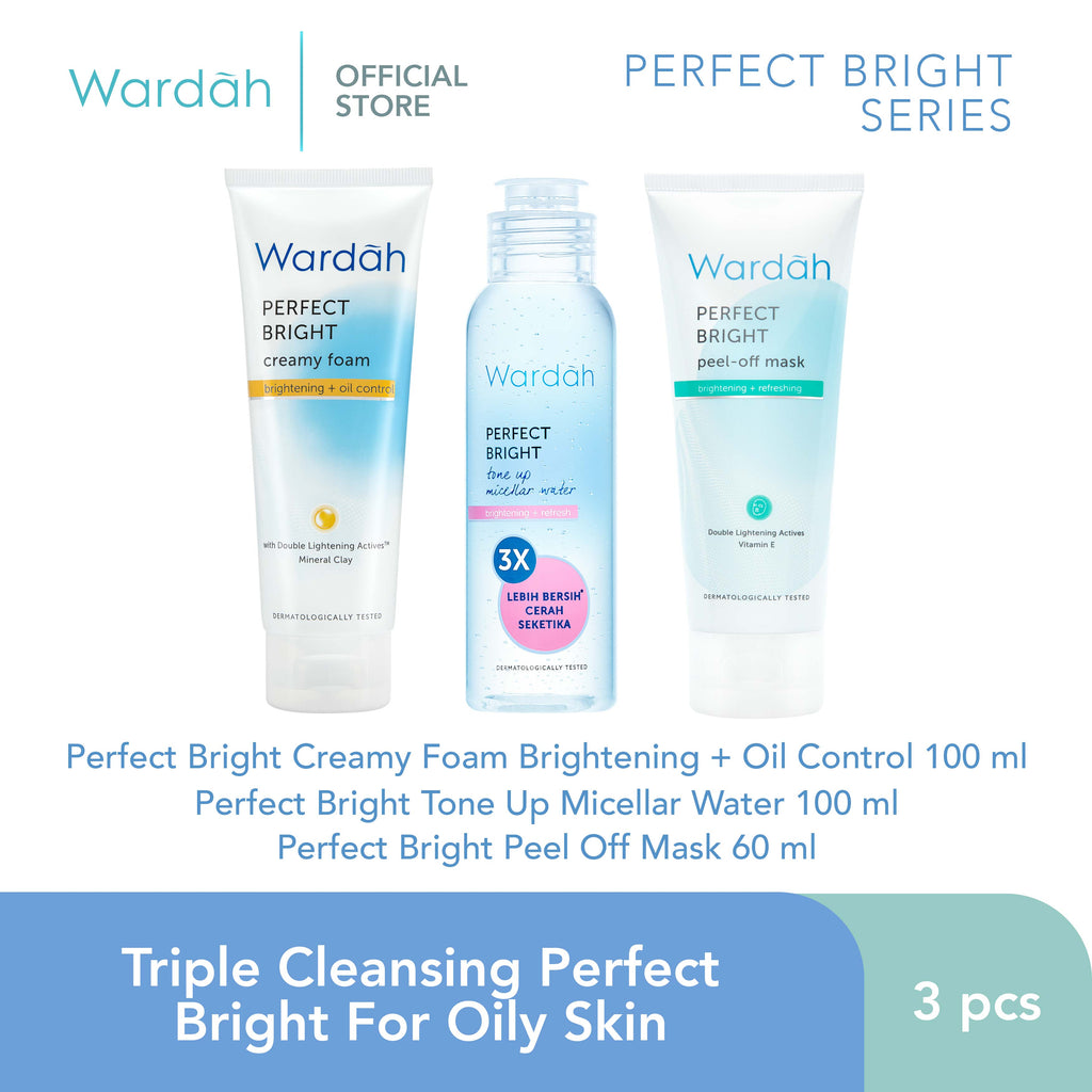 Triple Cleansing Perfect Bright For Oily Skin