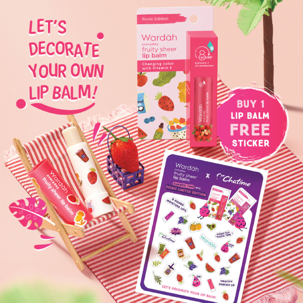 Everyday Fruity Sheer Lip Balm Picnic Edition Strawberry