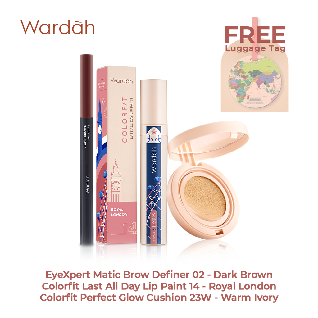 NEW! Wardah Bundle Colorfit Lip Paint - Royal London