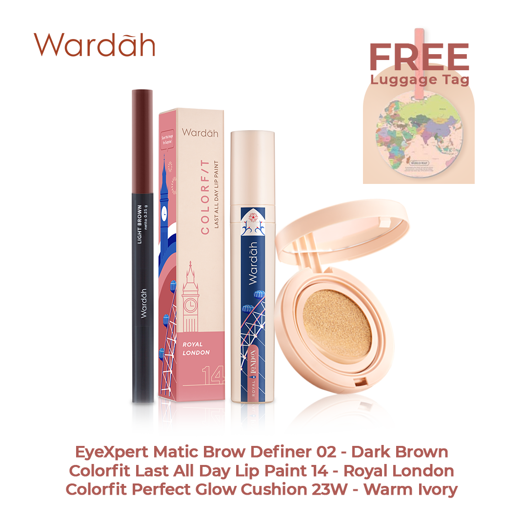 NEW! Wardah Bundle Colorfit Lip Paint - Royal London