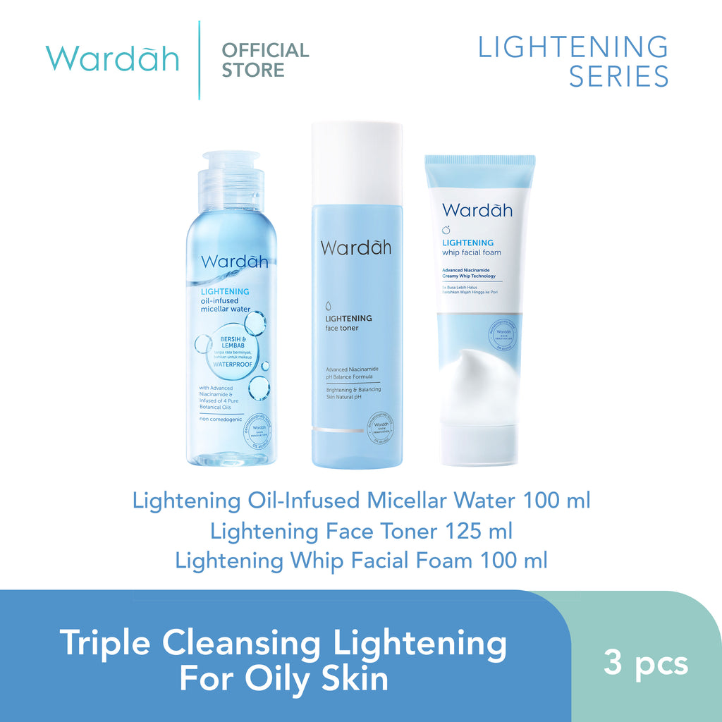 Triple Cleansing Lightening For Oily Skin