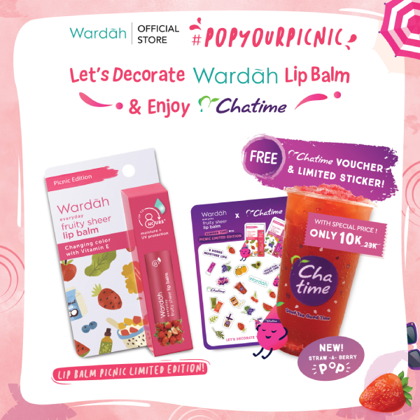 Everyday Fruity Sheer Lip Balm Picnic Edition Strawberry