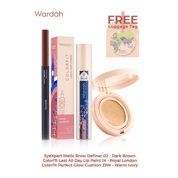 NEW! Wardah Bundle Colorfit Lip Paint - Royal London