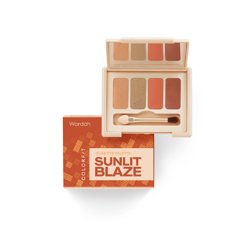Colorfit Quad Eye Palette Sunlit Blaze