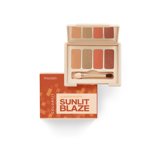 Colorfit Quad Eye Palette Sunlit Blaze