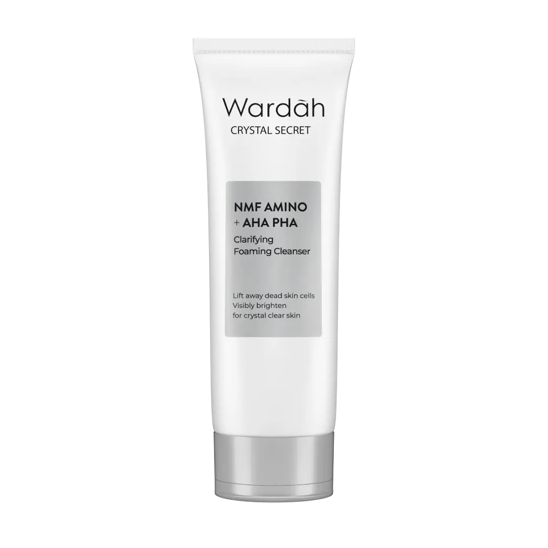Wardah Crystal Secret NMF Amino + AHA PHA Clarifying Foaming Cleanser