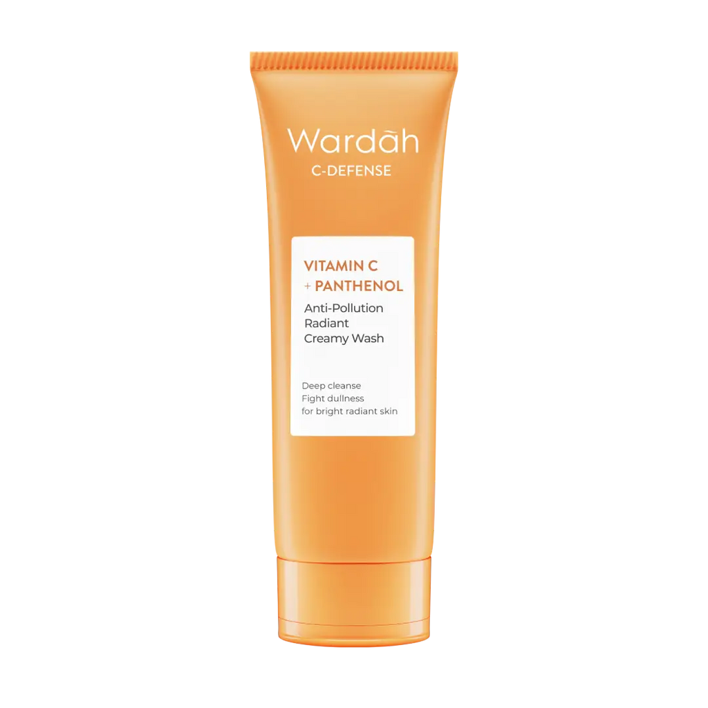 Wardah C-Defense Vitamin C + Panthenol Anti-Pollution Radiant Creamy Wash