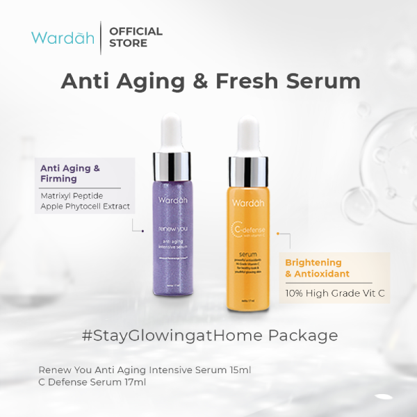 Anti Aging & Fresh Serum #StayGlowingatHome Package
